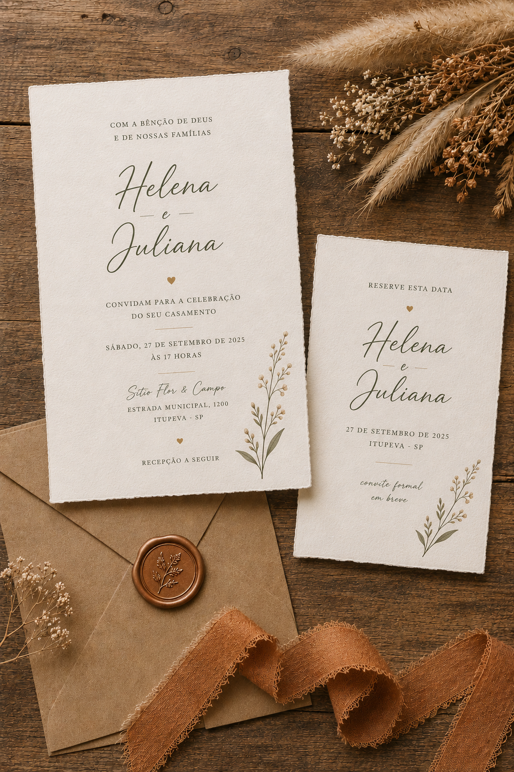 Tema campo · Helena & Juliana